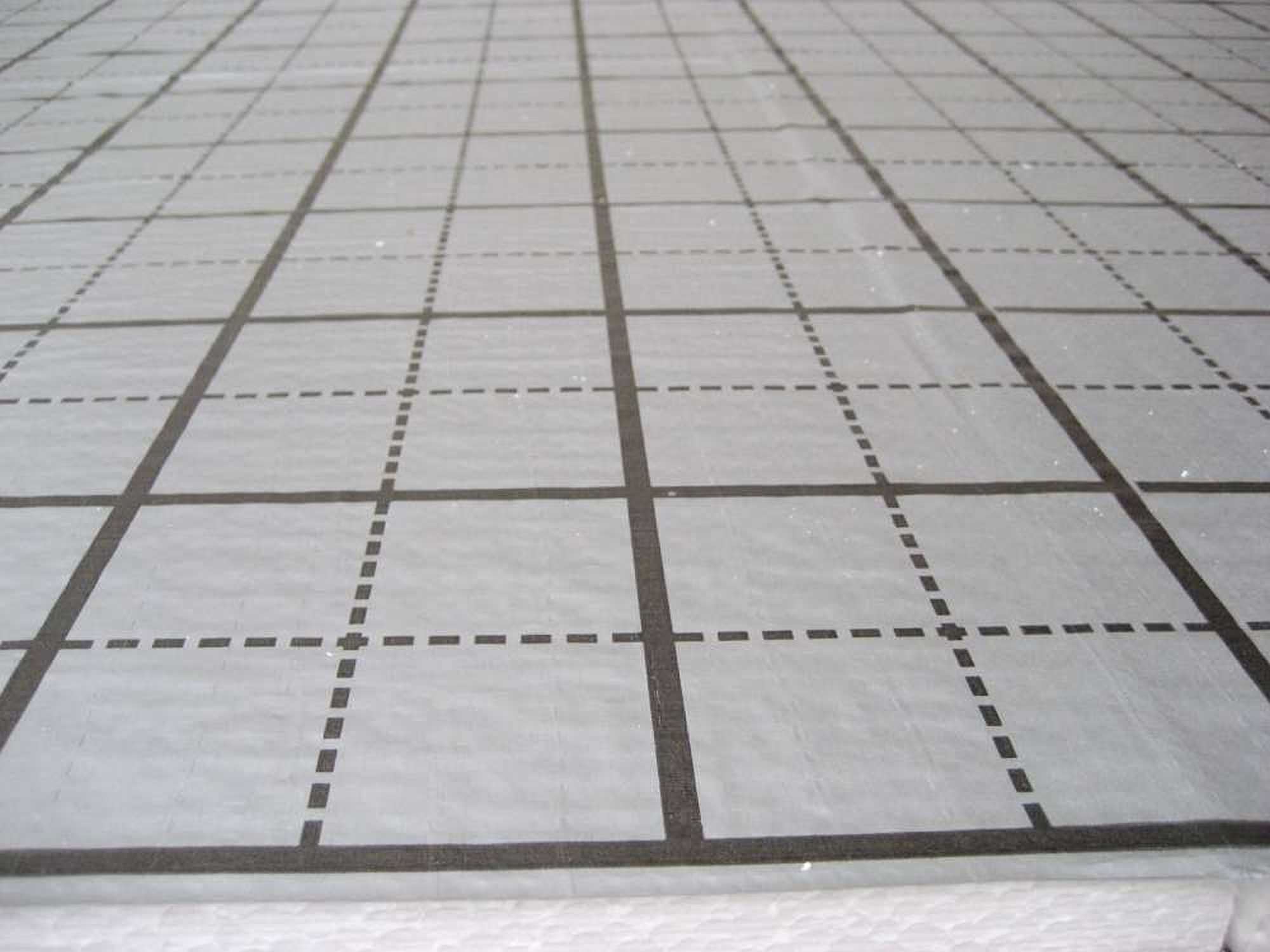 Fußbodenheizung Warmwasser, Sani-TAC Komplettsystem 5m² oder 10m² Tackerplatte 20mm mit Verbundrohr 16x2mm und RTL Ventil 