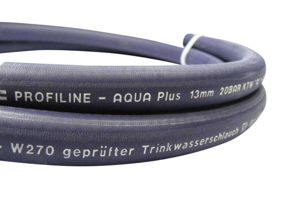 Profiline-Aqua Plus 13mm (1/2") als Meterware, 5m - 50m Länge, Trinkwasserschlauch nach KTW-A, W270 